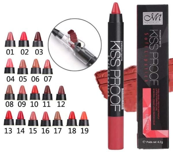 KISS PROOF Sexy Beauty Waterproof LipStick Pencil